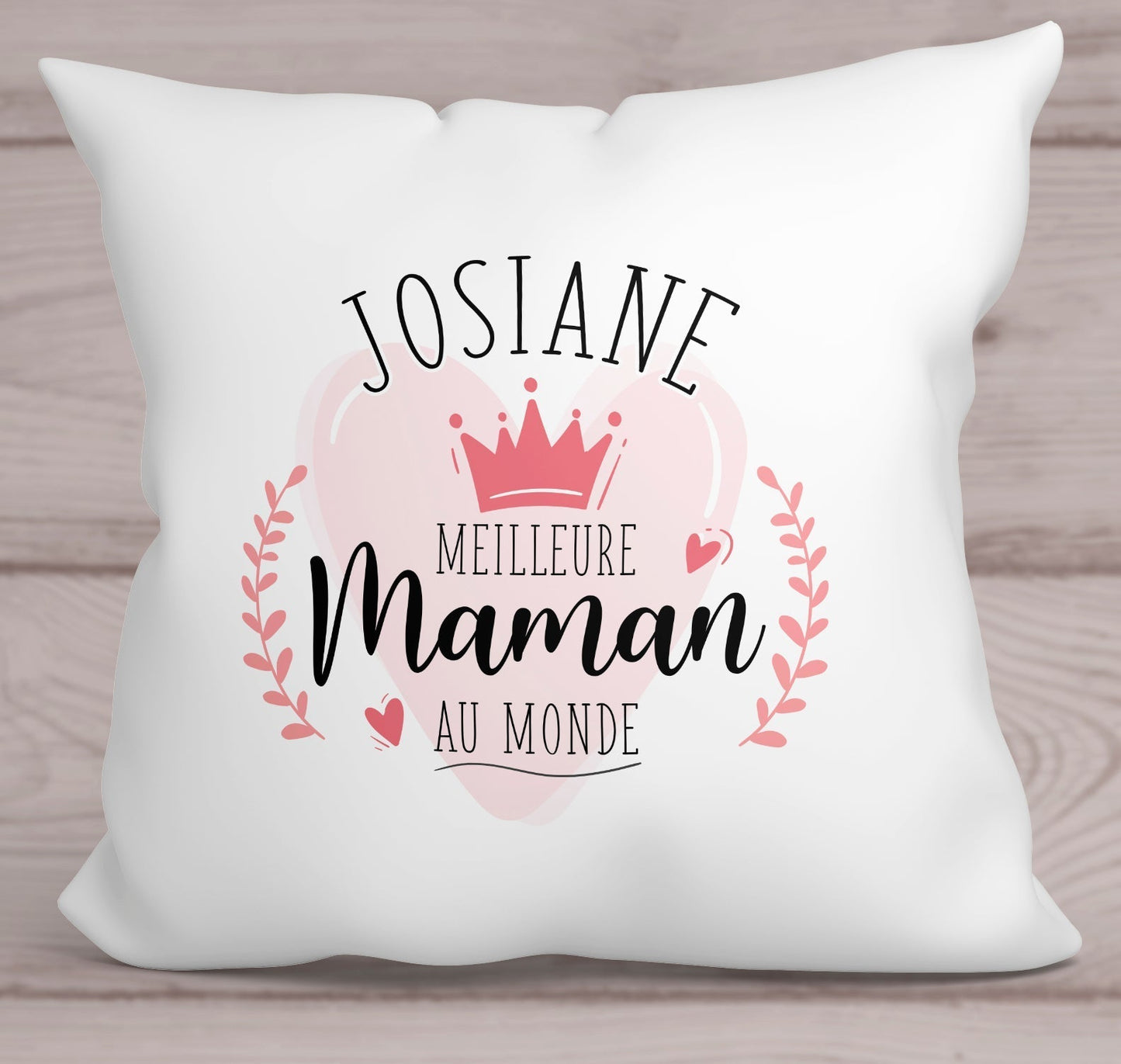 coussin personnalisé fête des mères meilleure maman