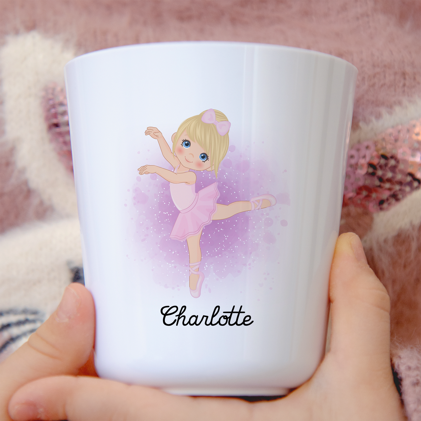 Gobelet enfant personnalisable – Ballerine