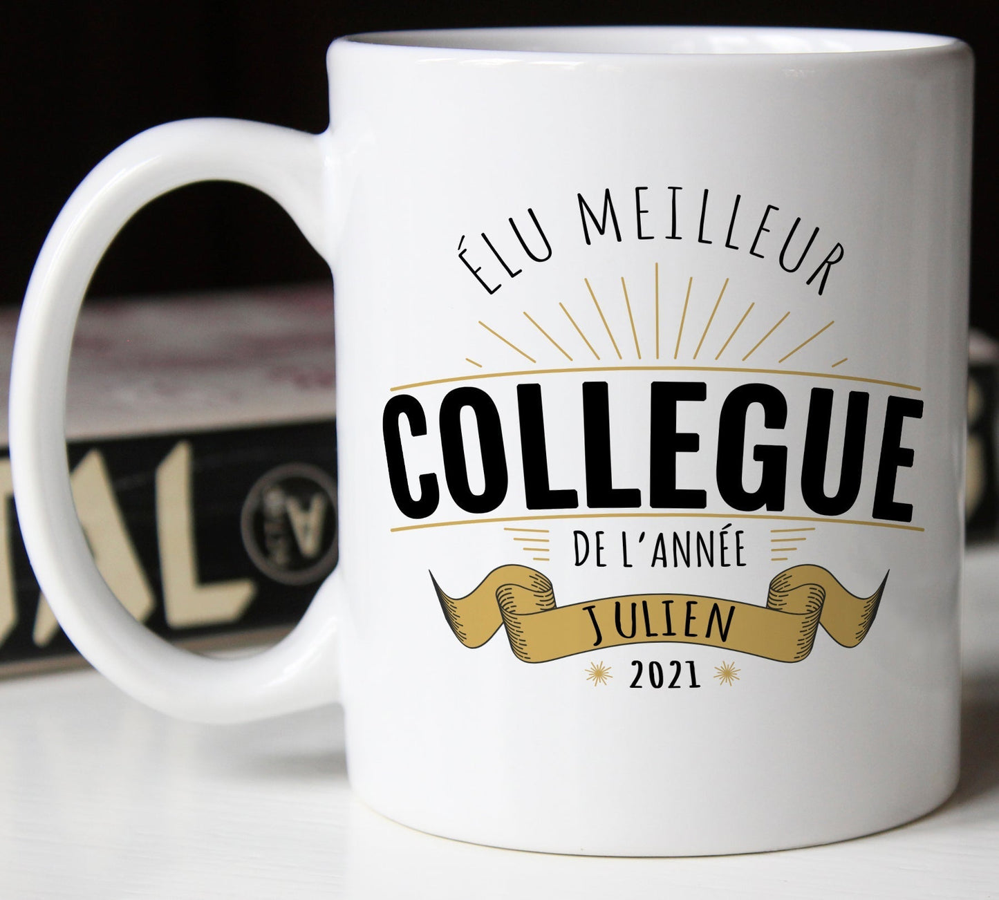 mug personnalisé prénom meilleur collègue Modifier le texte alternatif