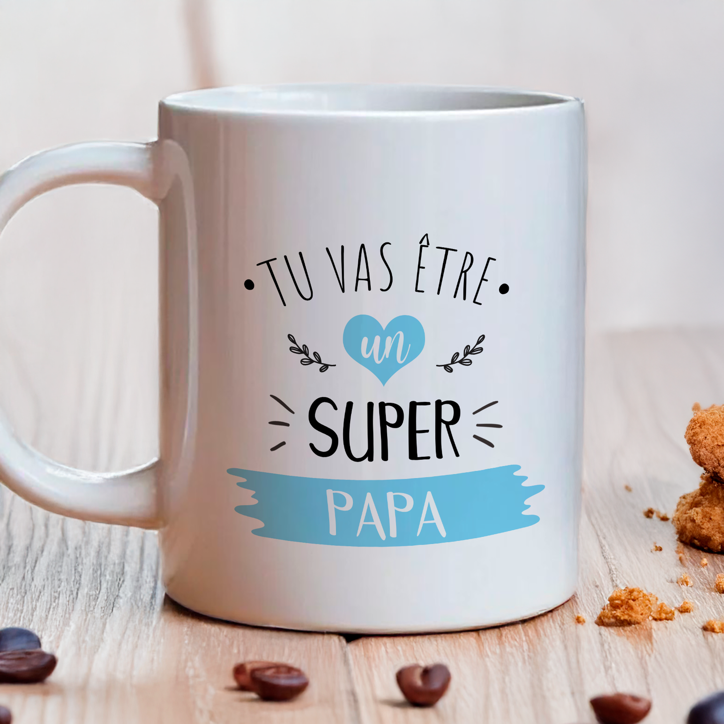 Mug annonce grossesse tu vas être un super papa
