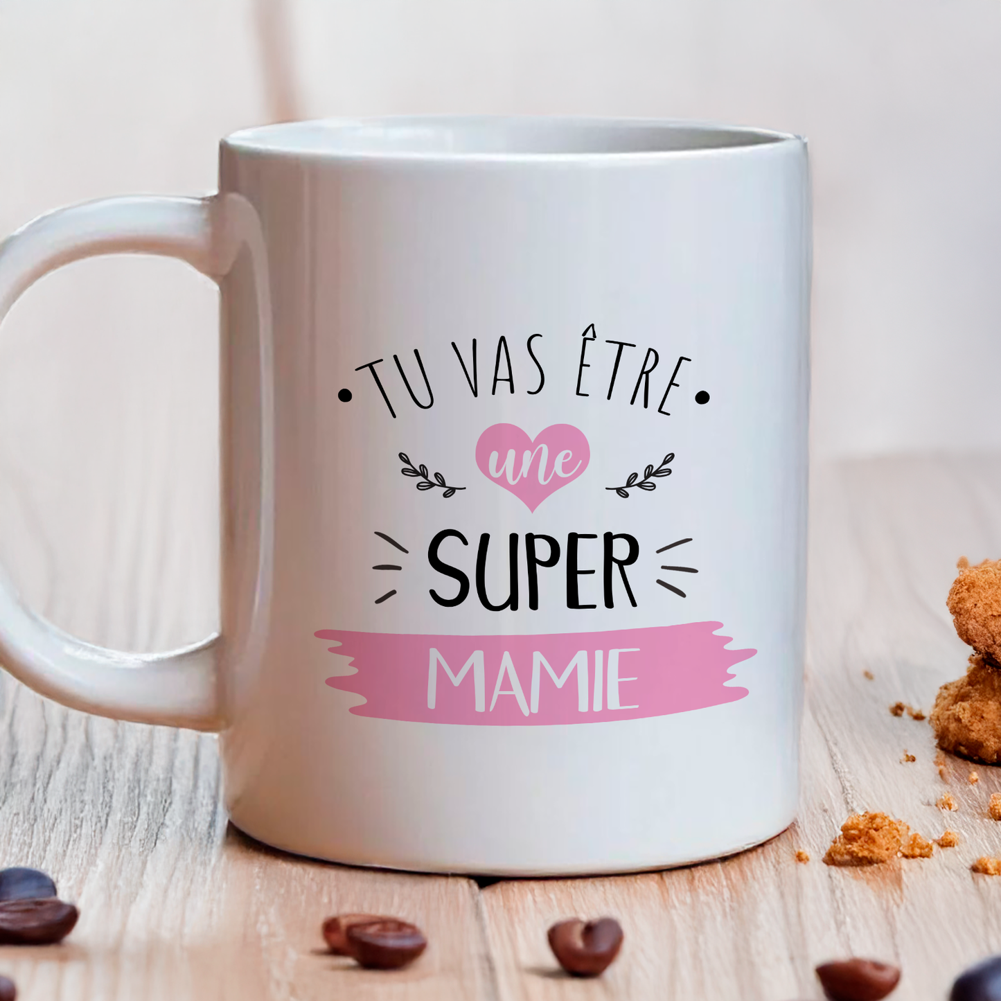 Mug tu vas être une super mamie annonce grossesse