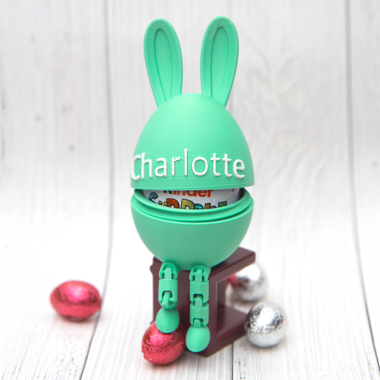 Œuf de Pâques Personnalisé avec Prénom