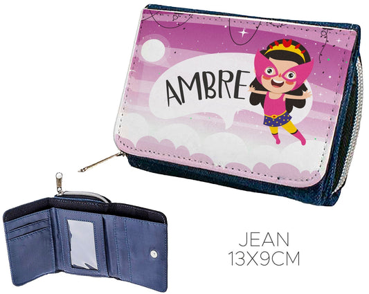 Portefeuille enfant idée cadeau personnalisée