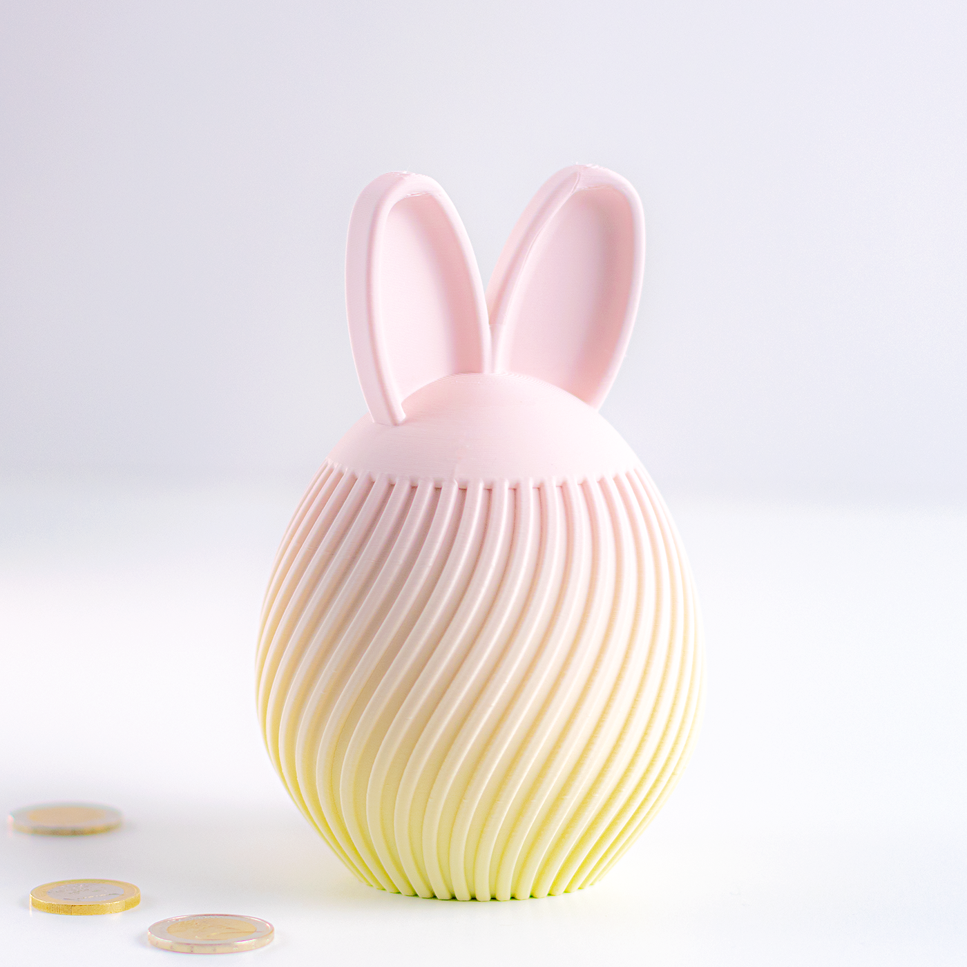Tirelire Lapin Dégradé – Une tirelire unique pour les premières économies