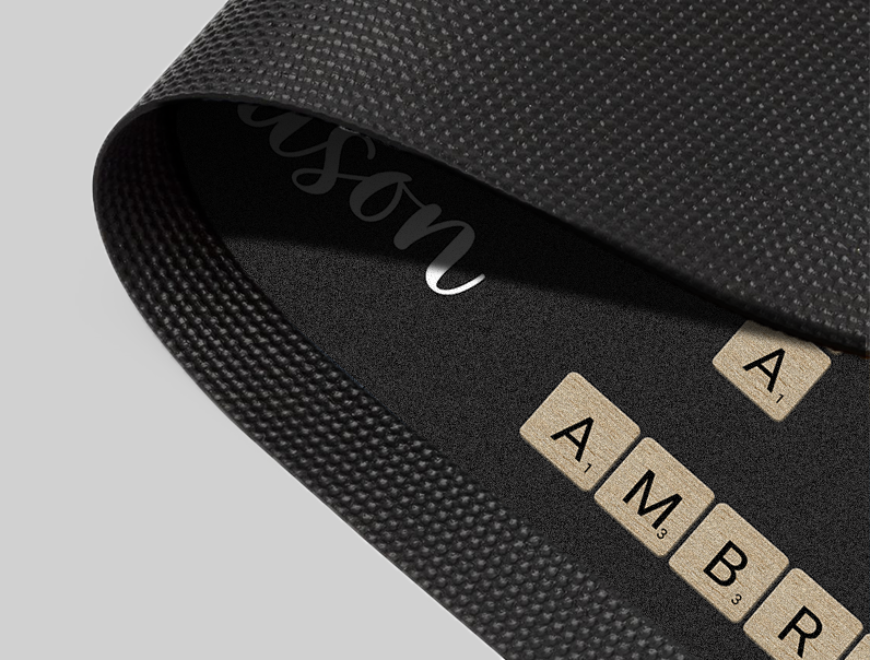 Paillasson personnalisé Scrabble