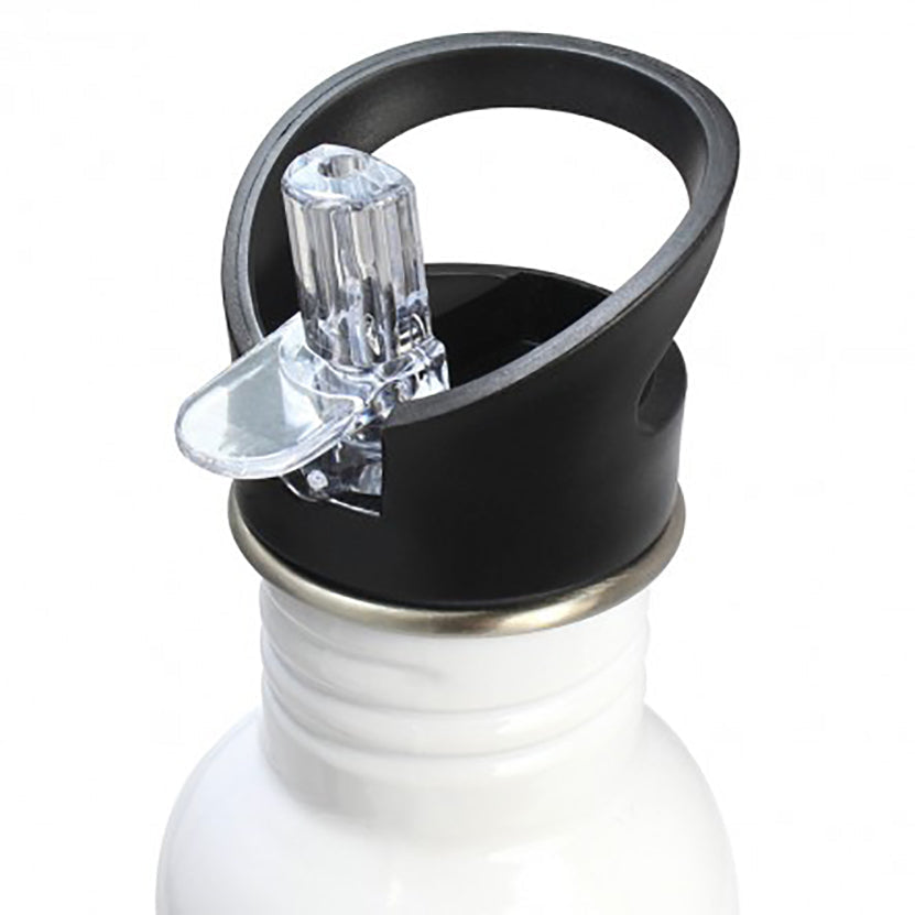 Gourde enfant personnalisable dauphin avec prénom en acier inoxydable