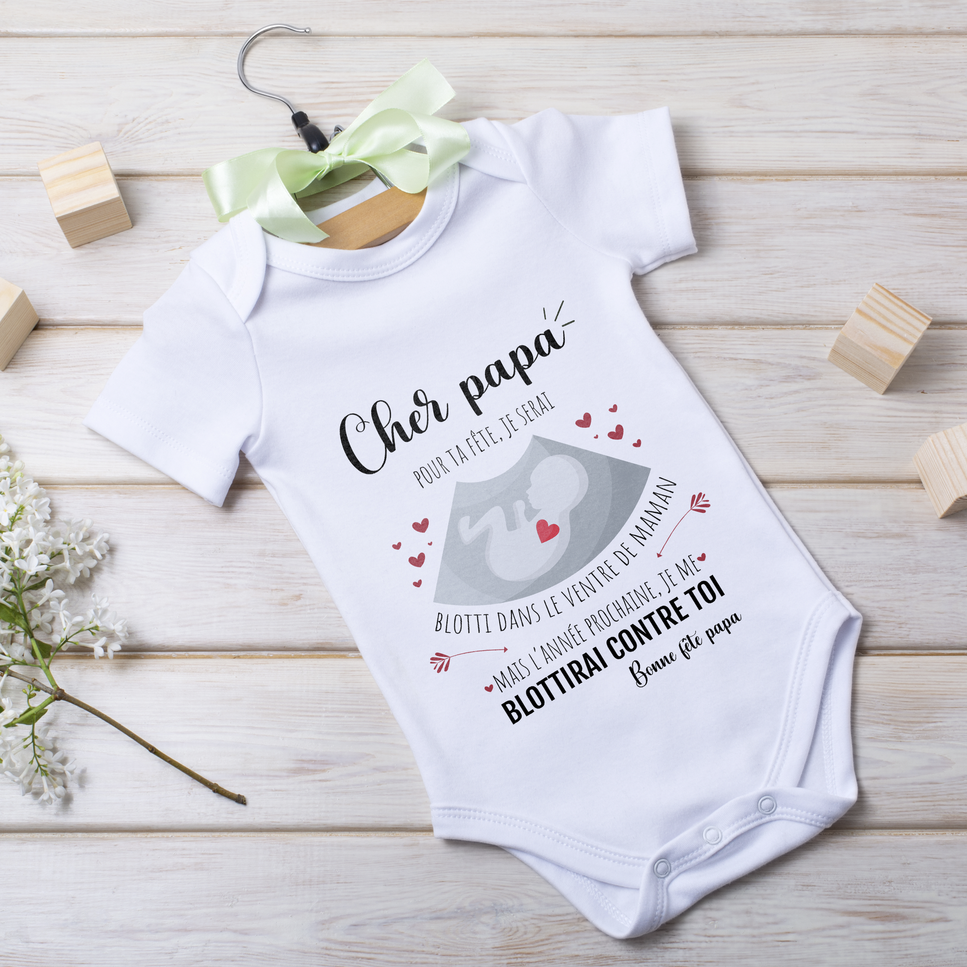 body fête des pères annonce grossesse échographie bébé futur papa