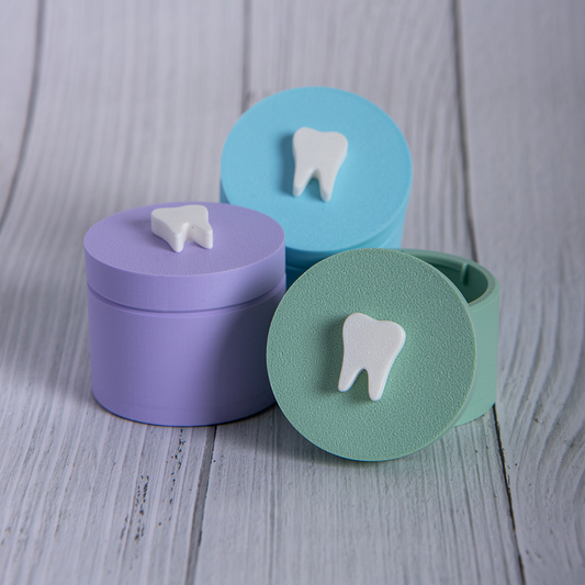 Boîte à dents de lait – 9 couleurs pastel au choix