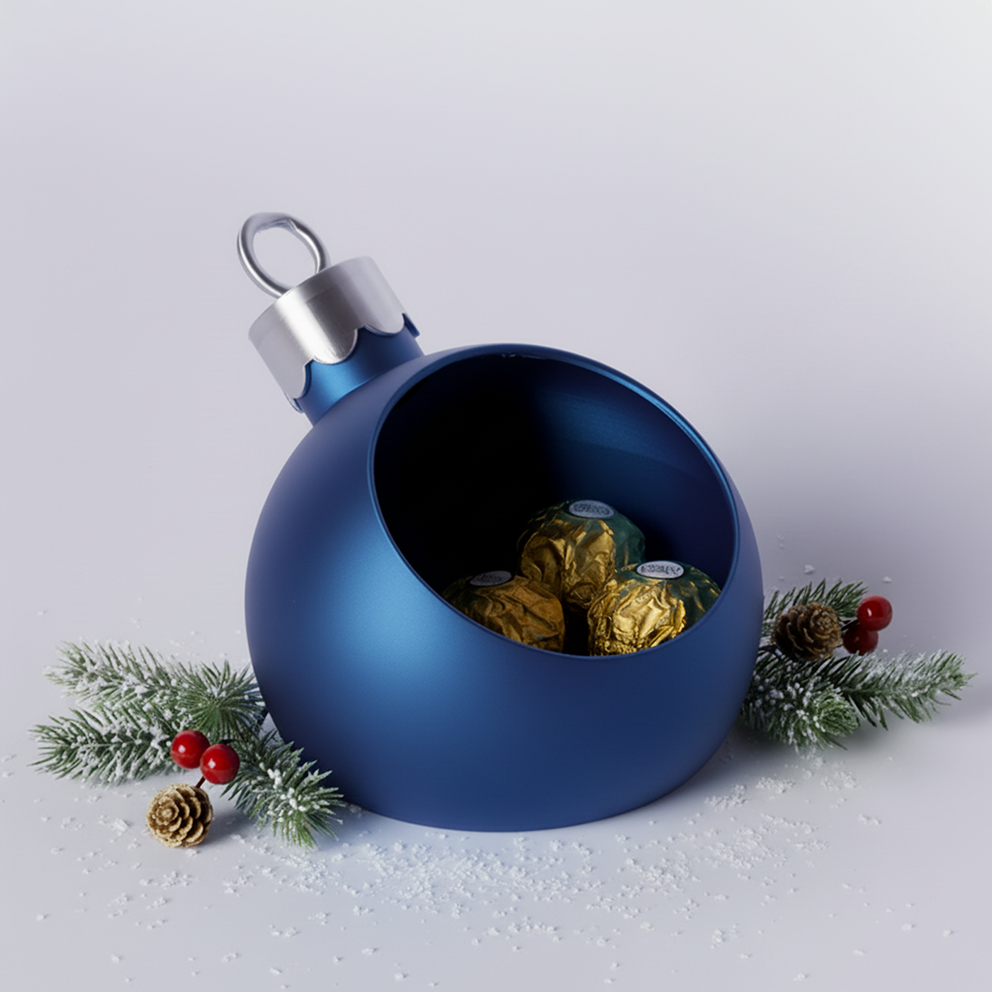 Boule de Noël décorative porte chocolats