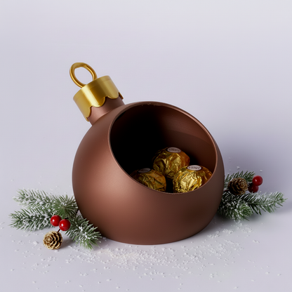 Boule de Noël décorative porte chocolats