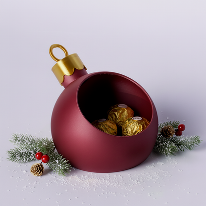 Boule de Noël décorative porte chocolats