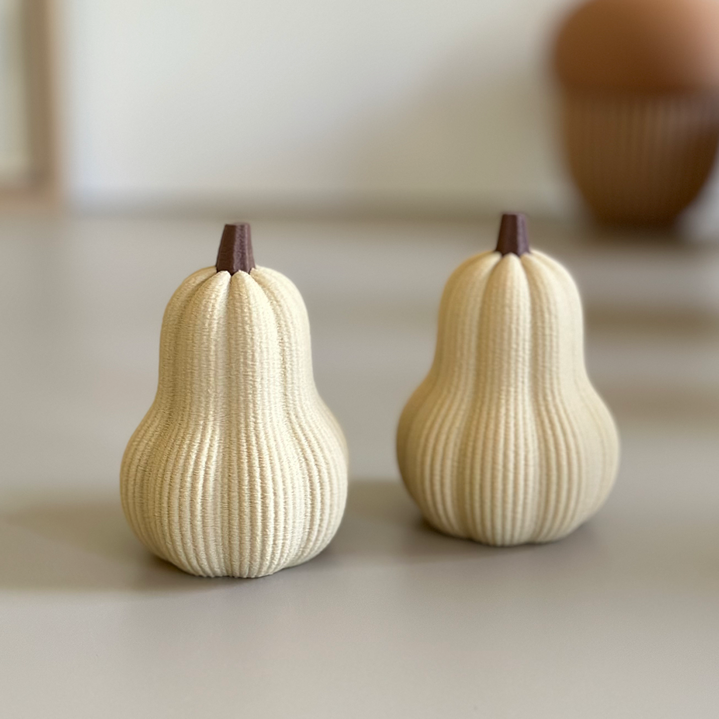 Courge décorative d’automne – Petite ou grande courge 3D