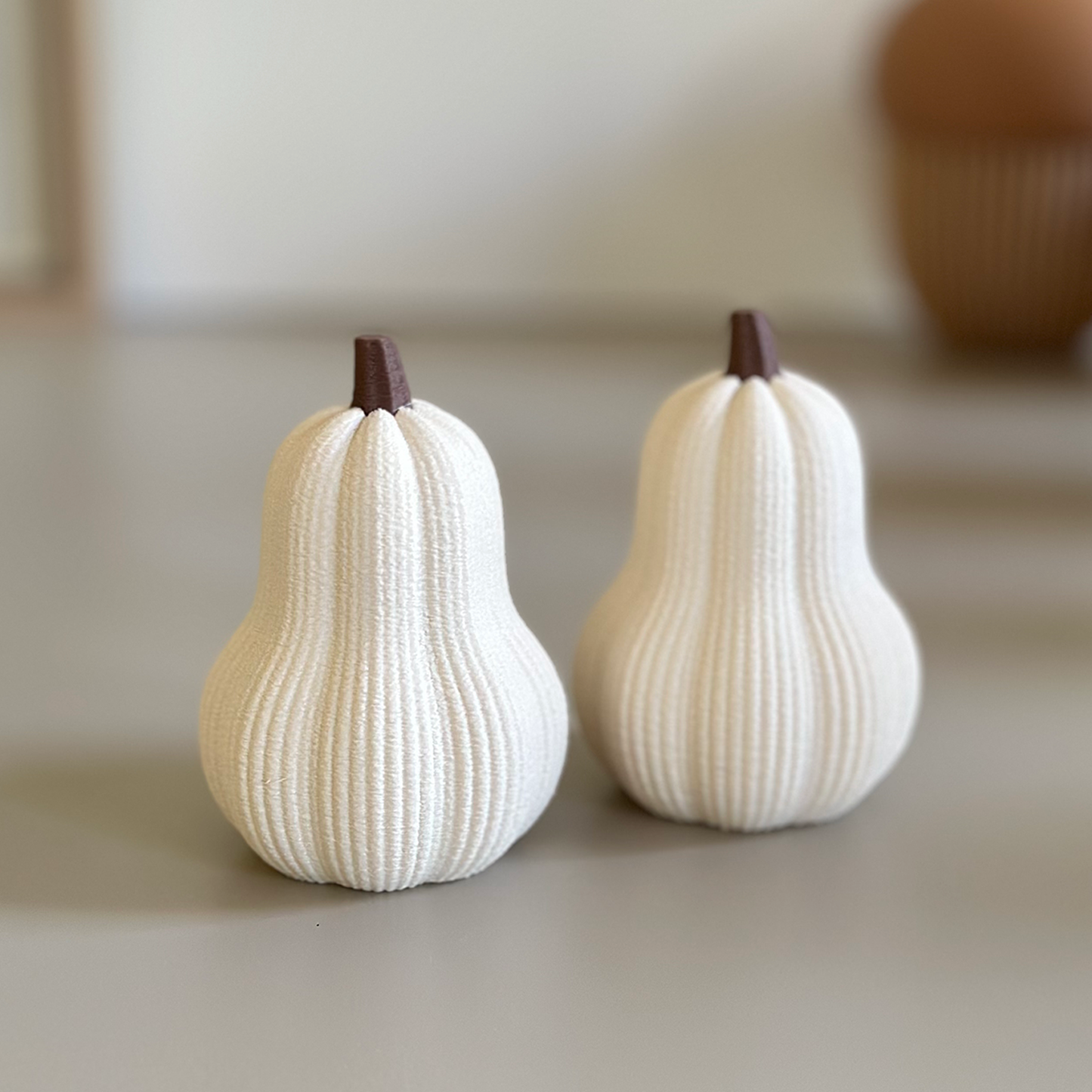 Courge décorative d’automne en 3D – petite et grande taille