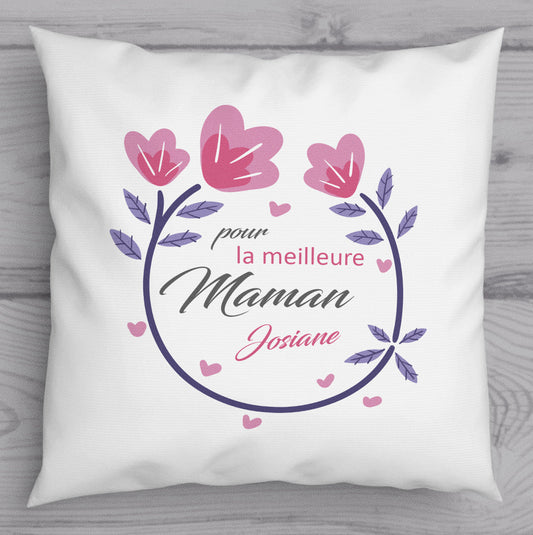 CoussinMaman03.jpg 1302 × 1306 px coussin personnalisé meilleure maman avec prénom et motifs fleuris