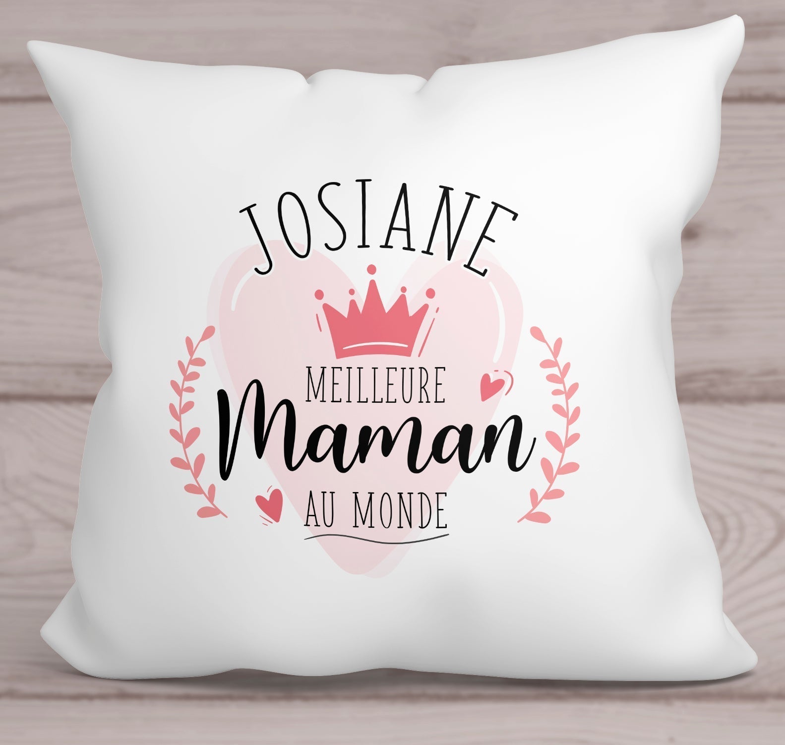 coussin personnalisé fête des mères meilleure maman