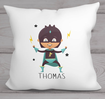 coussin ultra doux super-héros personnalisable prénom