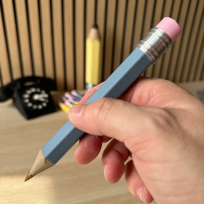 Crayon géant stylo bille bleu, recharge Bic incluse, impression 3D en Belgique