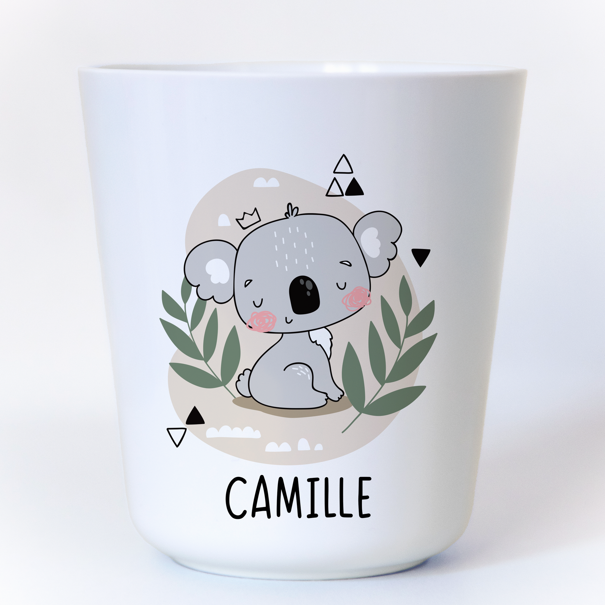 Gobelet enfant personnalisé avec un koala et un prénom