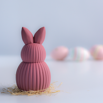 Lapin de Pâques décoratif ondulé – Impression 3D