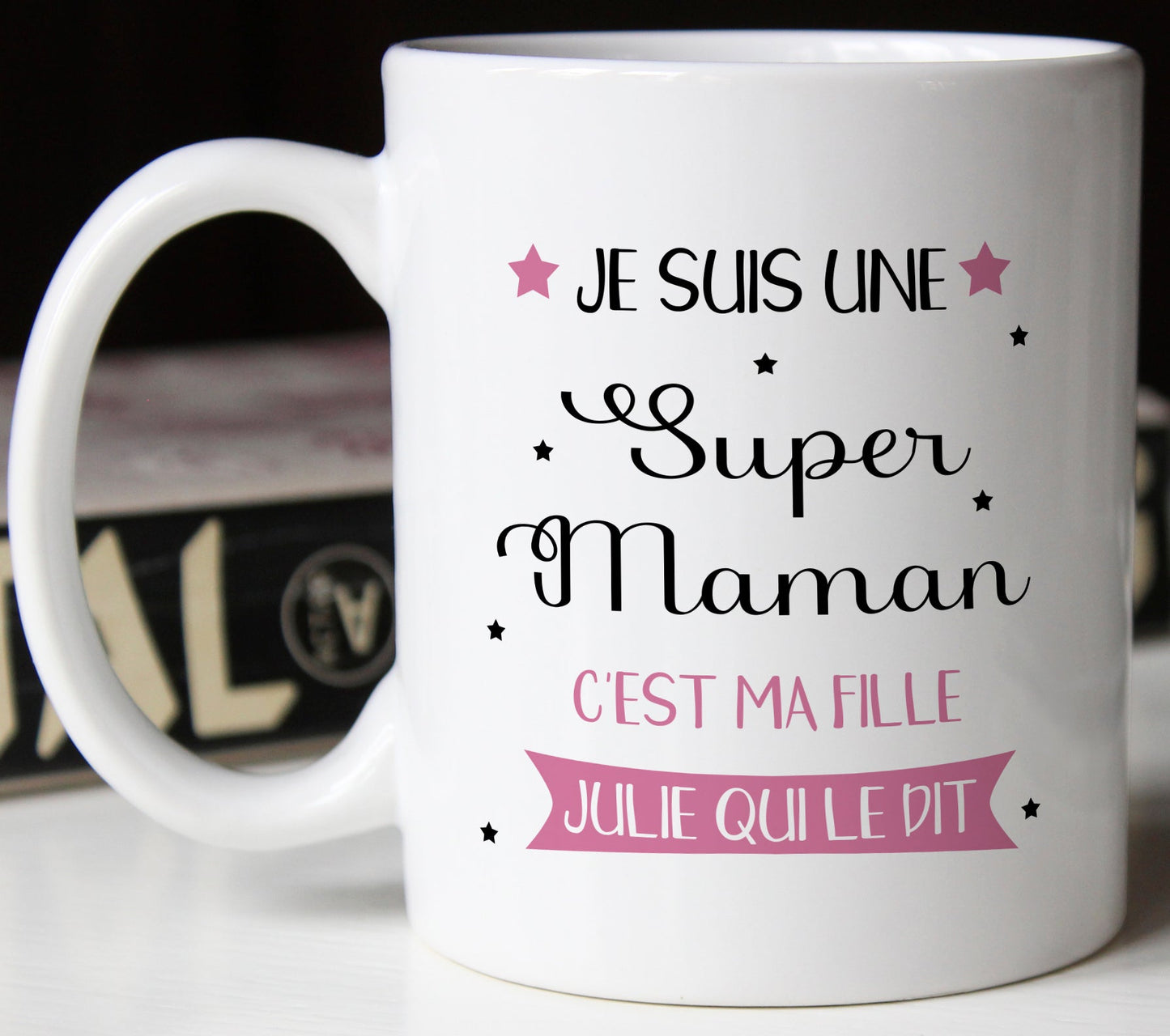 mug personnalisé prénom super maman - tasse personnalisée fête des mères