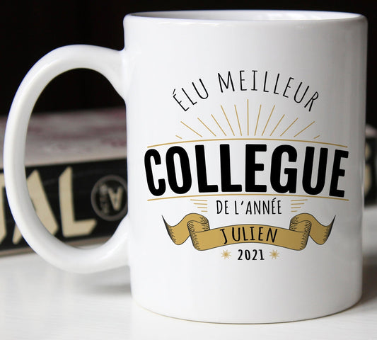 mug personnalisé prénom meilleur collègue  Modifier le texte alternatif