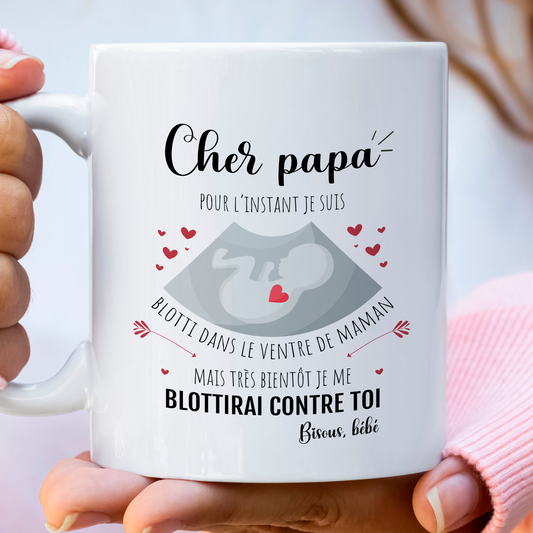 Mug annonce grosse futur papa
