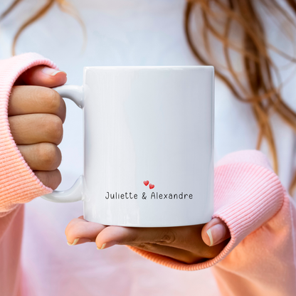 Mug personnalisé couple King & Queen