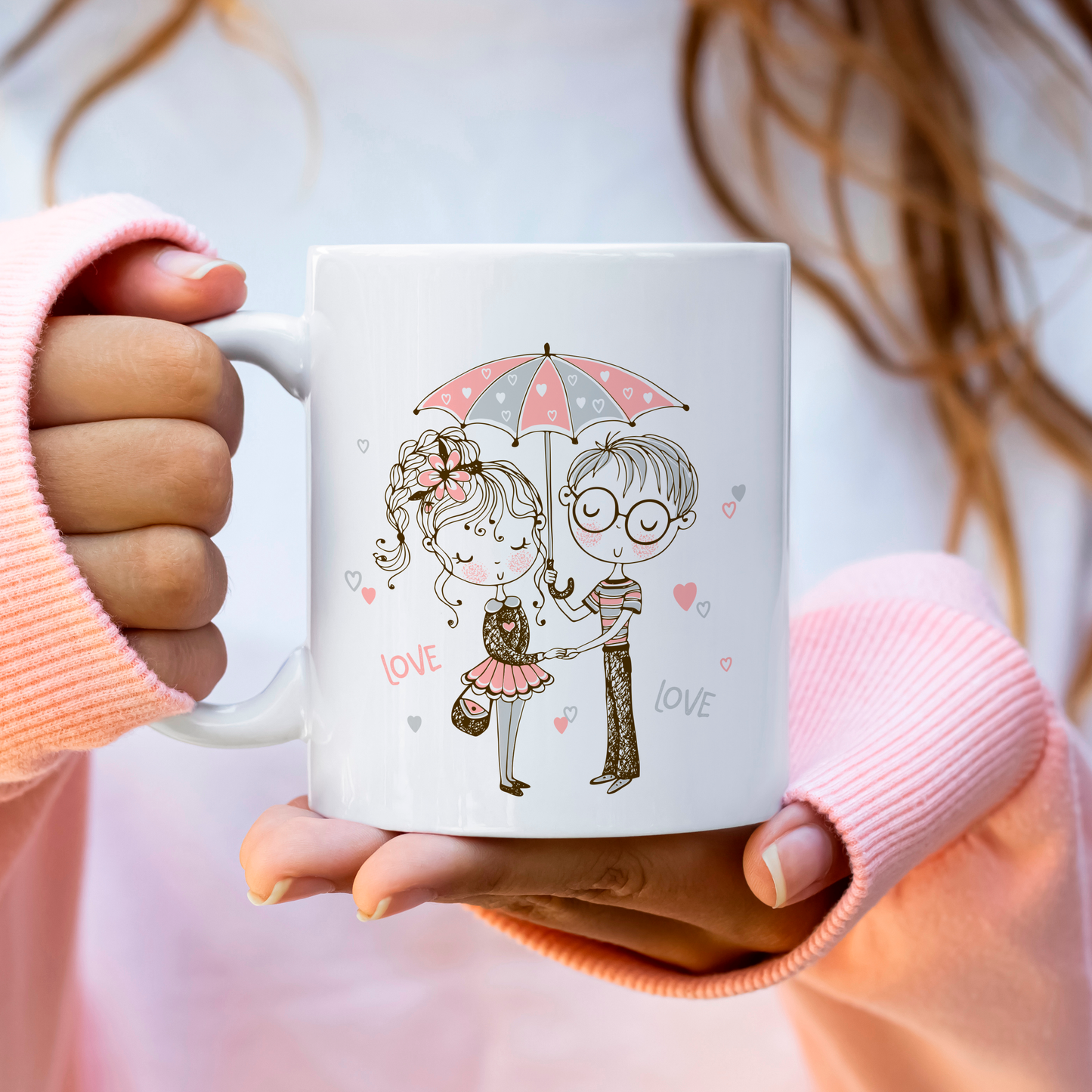Mug Saint-Valentin personnalisé couple