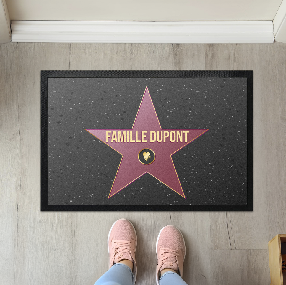 Paillasson Walk of Fame personnalisé