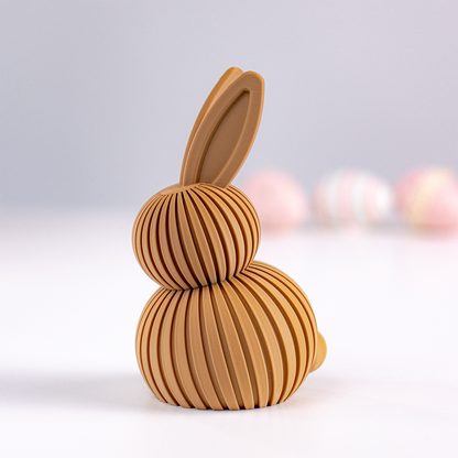 Lapin décoratif rainuré