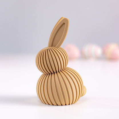 Lapin décoratif rainuré