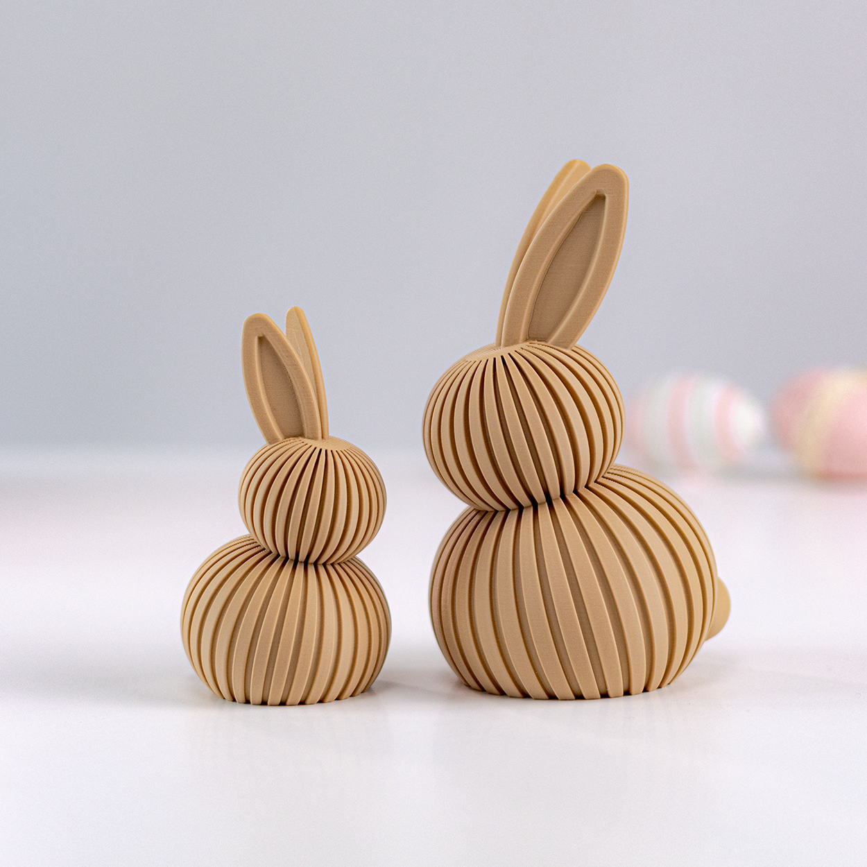 Lapin décoratif rainuré