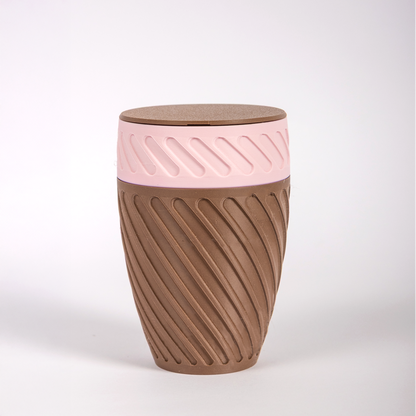 Cup à pistaches 3D – Double compartiment pratique