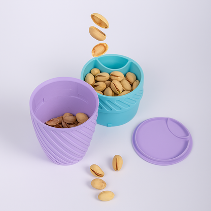 Cup à pistaches 3D – Double compartiment pratique