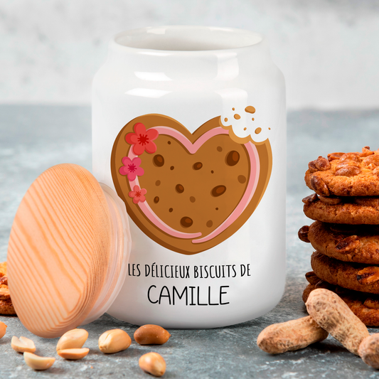 Pot à cookies personnalisé 