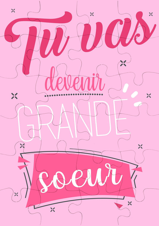 puzzle annonce grossesse tu vas devenir grande soeur