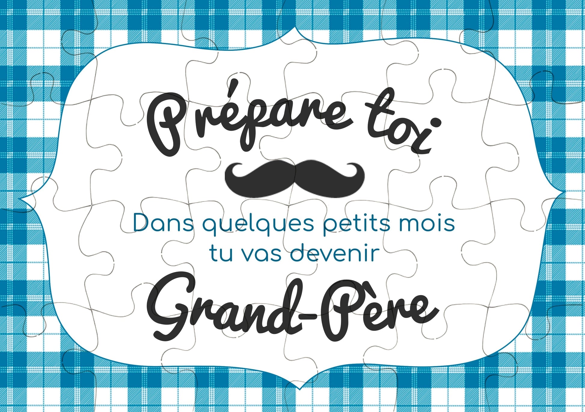 Puzzle annonce grossesse futur papi tu vas devenir grand-père