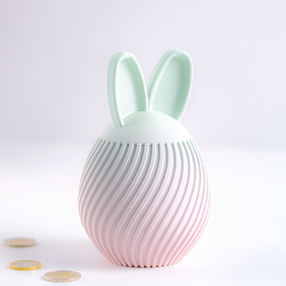 Tirelire Lapin Dégradé – Une tirelire unique pour les premières économies
