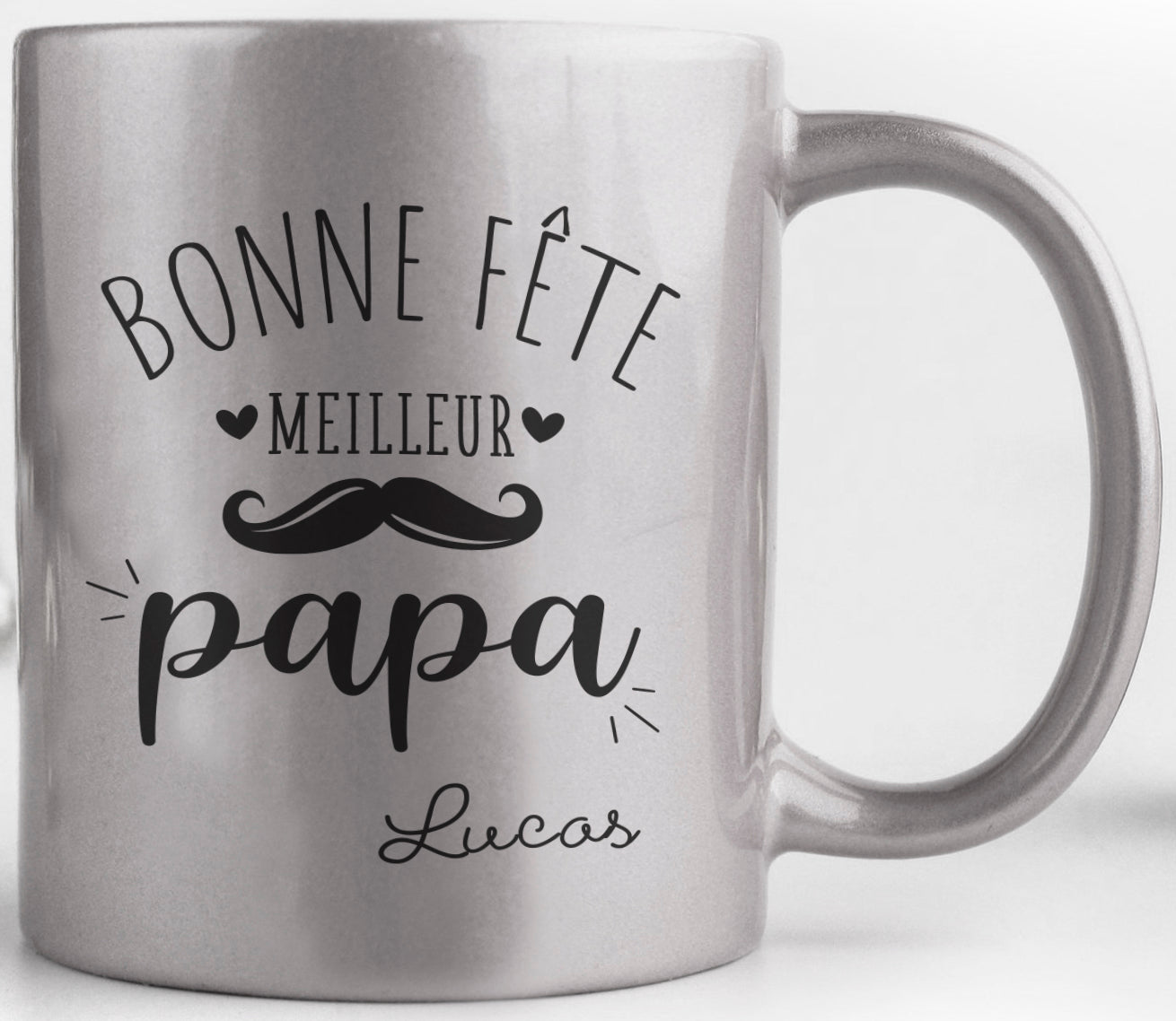 mug bonne fête papa personnalisable prénom cadeau fête des pères